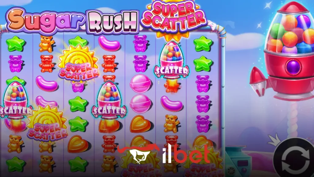 İlbet Sugar Rush Super Scatter oyunu