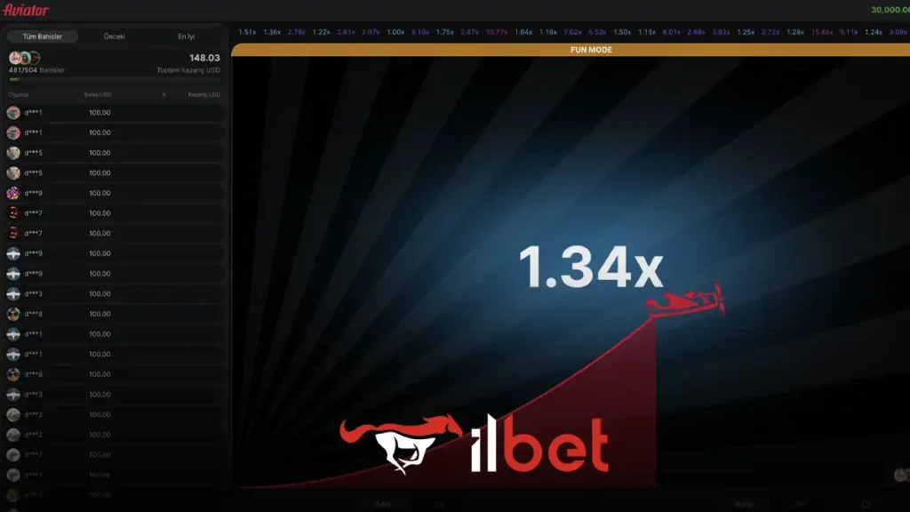 İlbet Aviator oyna
